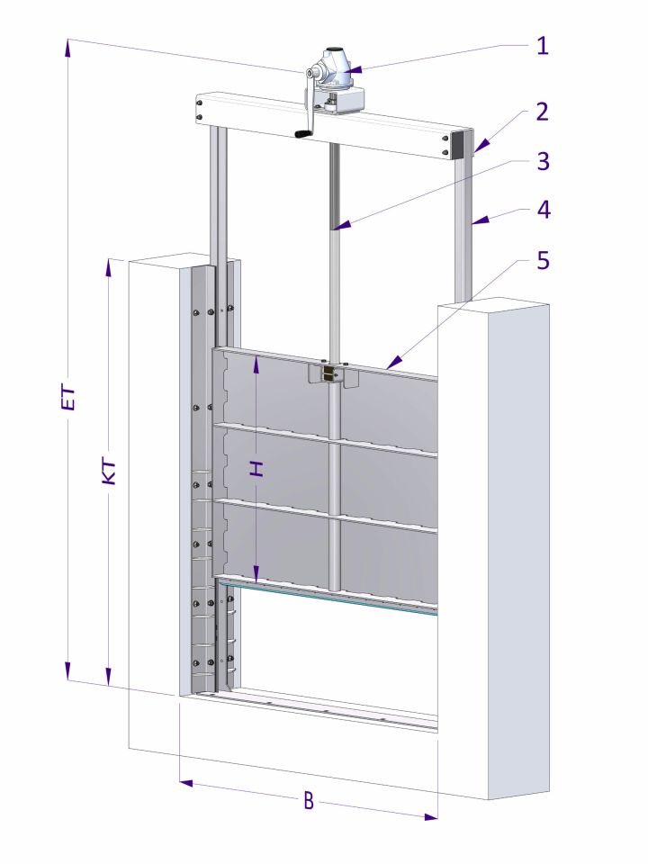 GLA-WEL | Rinnenschütz 3RG