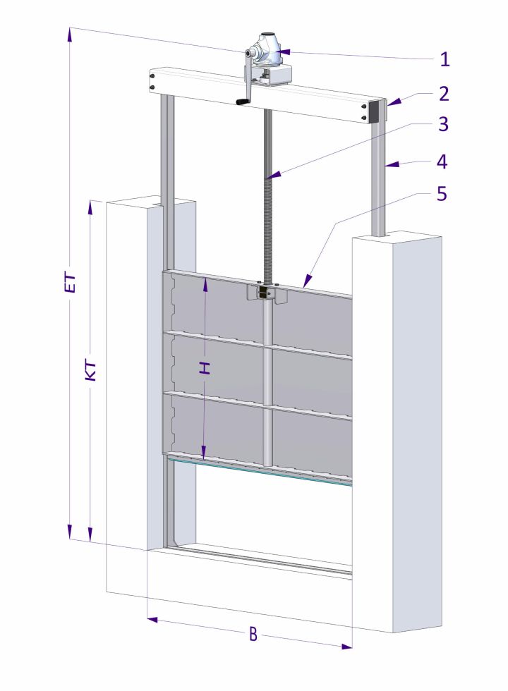 GLA-WEL | Rinnenschütz 3RE