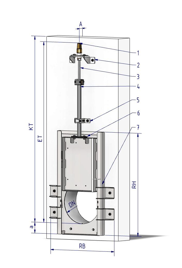 GLA-WEL | Gewinde-Drosselschieber GDS