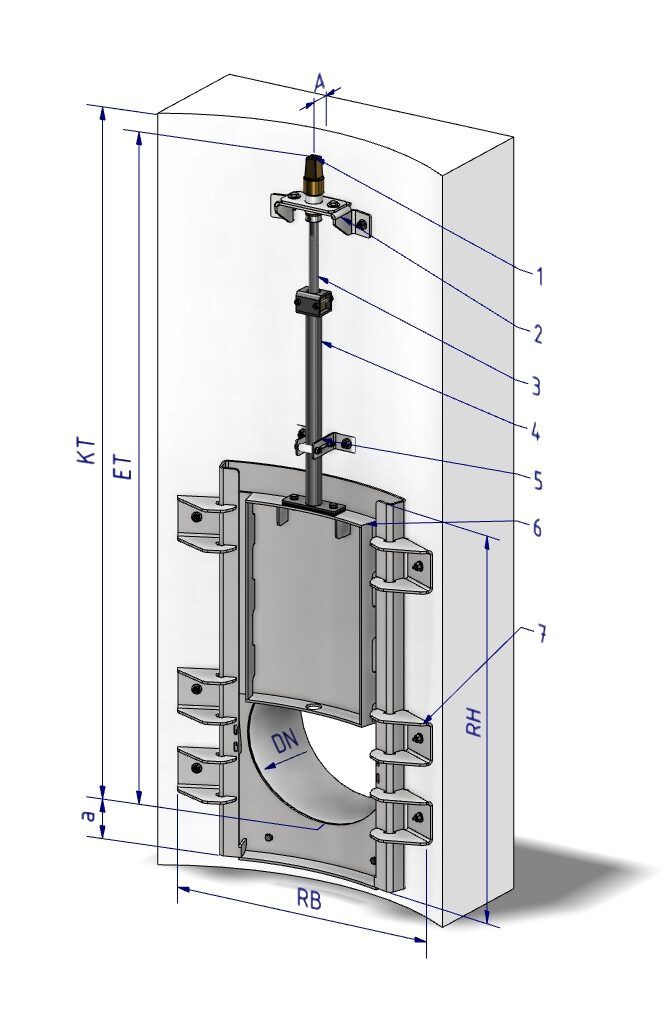 GLA-WEL | Gewinde-Drosselschieber GDS-S